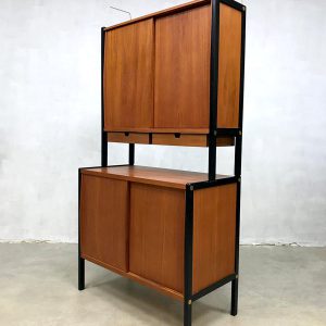 Bodafors Swedish cabinet wallunit vintage kast design Midcentury teak hout wood fifties jaren 50