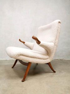 Midcentury Danish design papa bear armchair Deense lounge fauteuil Teddy
