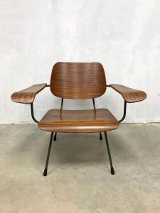 midcentury design arm chair Dutch minimalism design