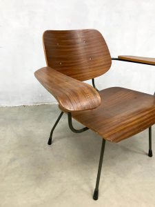 midcentury design plywood arm chair Pilastro 1950 8000