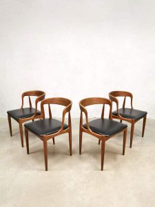 vintage Danish dining chairs eetkamerstoelen Uldum Johannes Andersen