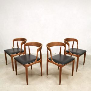 vintage Danish dining chairs eetkamerstoelen Uldum Johannes Andersen