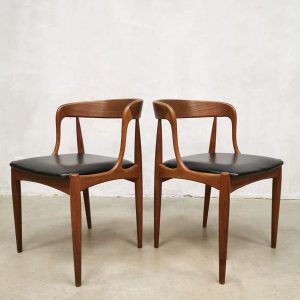 vintage danish design chairs Uldum Johannes Andersen midcentury