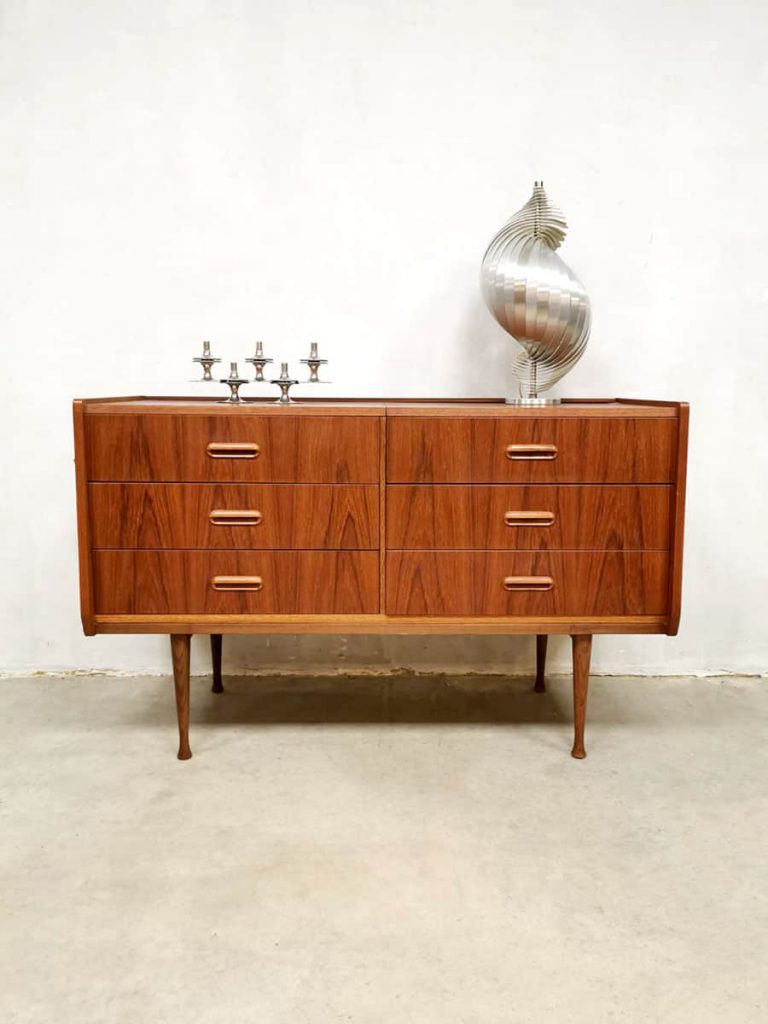 Vintage Danish design dressing table chest of drawers kaptafel ladekast