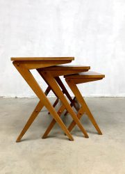 Vintage Danish design mimiset nesting tables Bengt Ruda