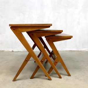 Vintage Danish design mimiset nesting tables Bengt Ruda