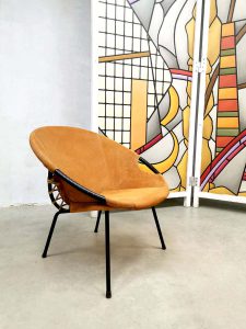 Vintage balloon chair lounge fauteuil Lusch Erzeugnis for Lusch & Co