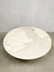 vintage Italian design marble coffee table Angelo Mangiarotti Skipper salontafel