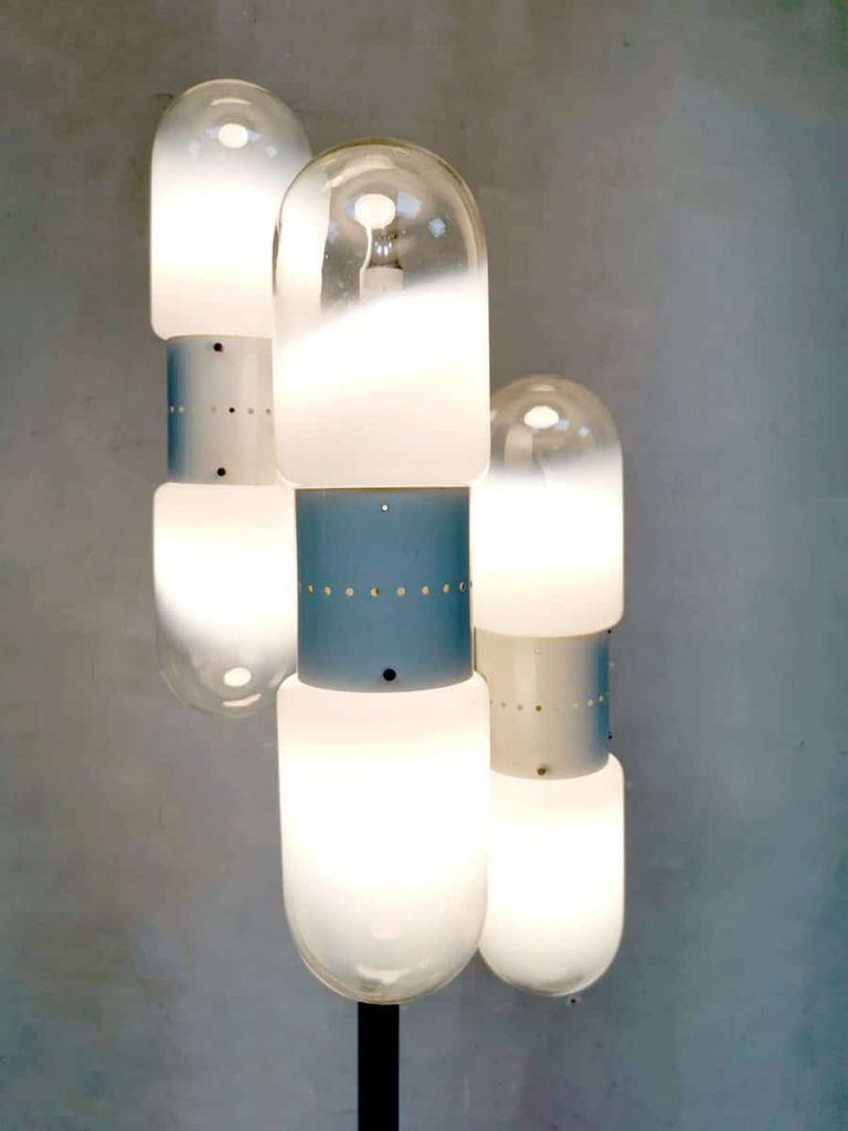 midcentury italian design floorlamp mazegga vloerlamp