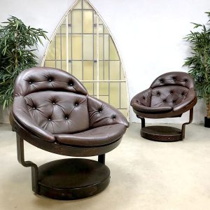 Noorse design fauteuil stoel space age stijl vintage retro