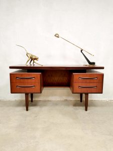 Mid Century Teak Desk vintage bureau Victor Wilkins for G-Plan 1960s 5