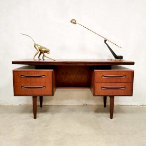 Mid Century Teak Desk vintage bureau Victor Wilkins for G-Plan 1960s 5