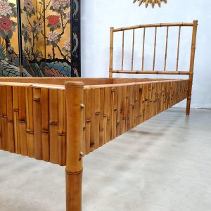 Vintage bamboo rattan daybed bed bamboe rotan