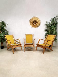 Vintage design Italian klapstoelen pool chairs folding beach chairs