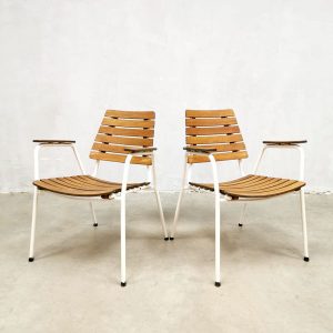 Denmark Daneline design Midcentury outdoor diningset garden set chairs table small tuinset stoelen tafel Deens