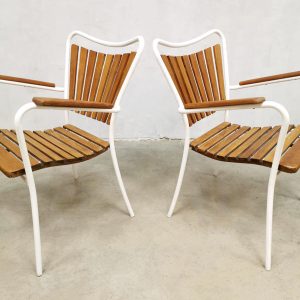 vintage Danish design Daneline outdoor set garden chairs tuinstoelen