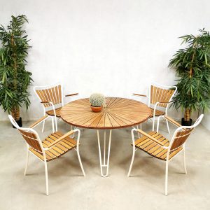 Midcentury Danish design garden lounge set tuinset Daneline