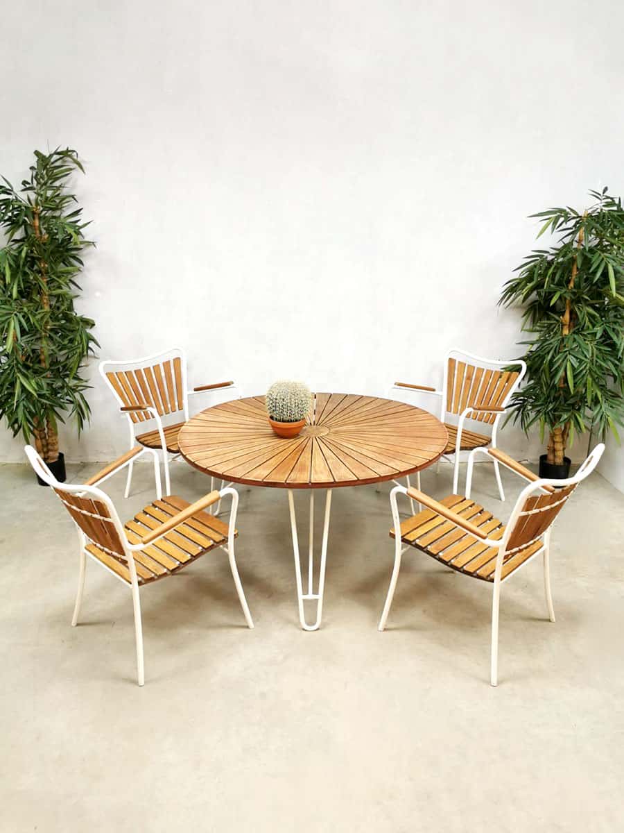 buis Hol Gloed Midcentury Danish design garden lounge set tuinset Daneline | Bestwelhip