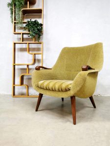 Fauteuils armchairs Dutch vintage Midcentury green
