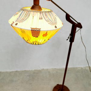 Vintage floor lamp vloerlamp Danish design teak light
