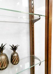 antieke wandkast vitrinekast vintage midcentury design cabinet fifties