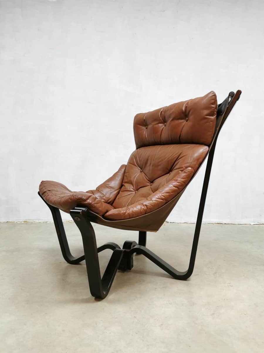 Vintage Scandinavian design lounge chair fauteuil Myrstad Brunstad |
