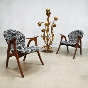 Midcentury armchairs fauteuils Aage Christiansen Erhardsen & Andersen