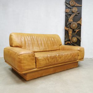 vintage Swiss design DS 40 De Sede midcentury sofa bank leather patina
