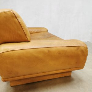midcentury design sofa bank camel leather Switzerland De Sede