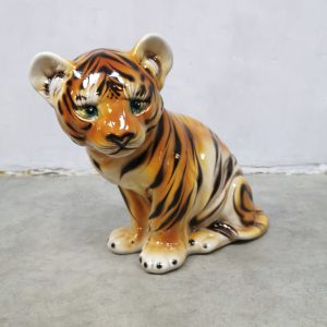 Vintage ceramic Tiger keramiek tijger Portugal