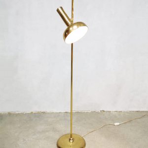 Midcentury brass floorlamp Koch & Lowy vloerlamp OMI