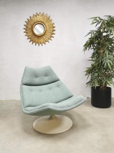 Vintage swivel chair draaifauteuil Artifort Geoffrey Harcourt F511