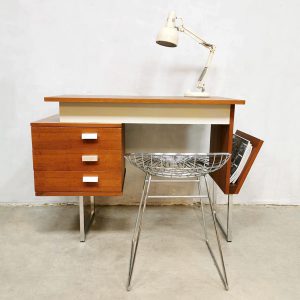 Vintage Dutch design sixties desk bureau minimalism