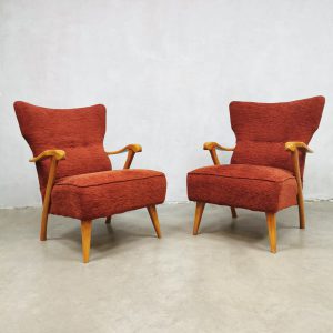 vintage lounge fauteuils jaren 60 design armchairs A.A Patijn