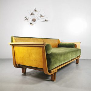Sofa velvet vintage Pastoe Dutch bank design Braakman Cees MB01