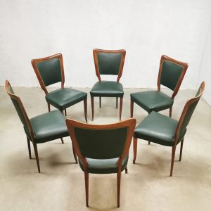 Paolo Italian Buffa design vintage dinner chair chairs stoelen Italiaans