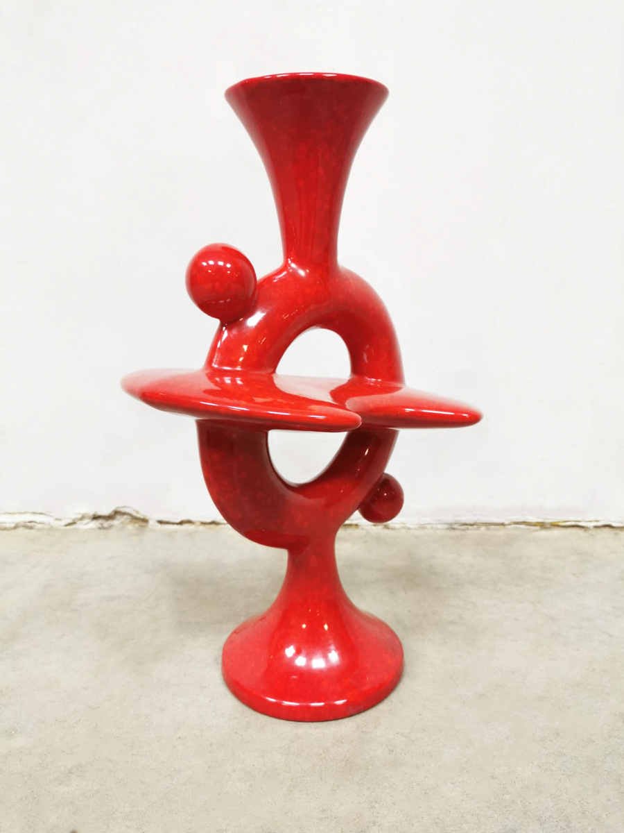 idee Kader Atticus Vintage design ceramik Italian vase Italiaanse vaas keramiek 'Sculpture' |  Bestwelhip