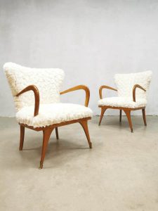 Italian design cocktail chairs armchairs lounge fauteuils Teddy