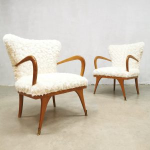 Italian design cocktail chairs armchairs lounge fauteuils Teddy