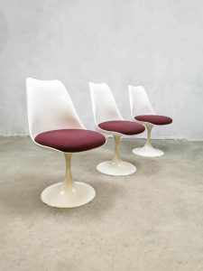 vintage Pastoe stoelen tulp tulip chairs Saarinen Knoll set 1970