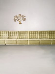 vintage modular lounge sofa modulaire sofa velours velvet design