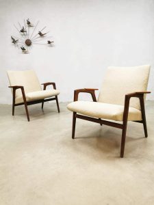 vintage design armchair lounge chair lounge stoel Pastoe Ruster