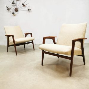 vintage design armchair lounge chair lounge stoel Pastoe Ruster