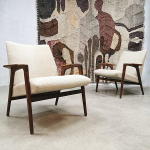 Vintage design 'Ruster' chair lounge fauteuil Yngve Ekstrom Pastoe