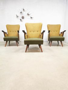 vintage design lounge fauteuils arm chairs jaren 50 60 fifties easy chair