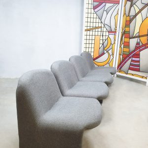 vintage Artifort Castelli lounge chairs Giancarlo Piretti
