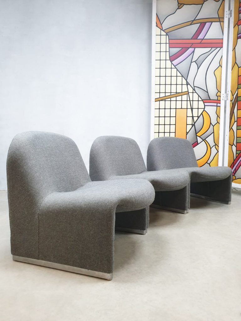 Vintage design Alky Castelli Artifort lounge chair fauteuil Giancarlo Piretti