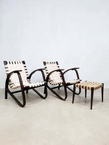 Vintage design armchairs lounge fauteuils Jan Vaněk UP Zavodny