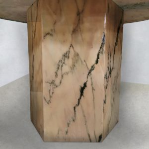 Italian marble dining table design midcentury Italiaans marmer eetkamertafel