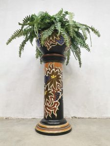vintage plantenstandaard art deco stijl plant stand